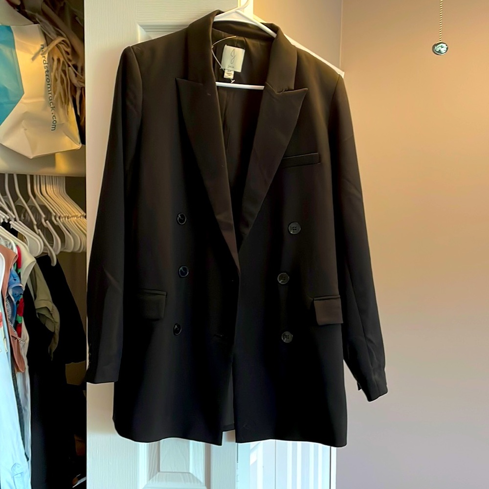 Black Blazer W/Buttons